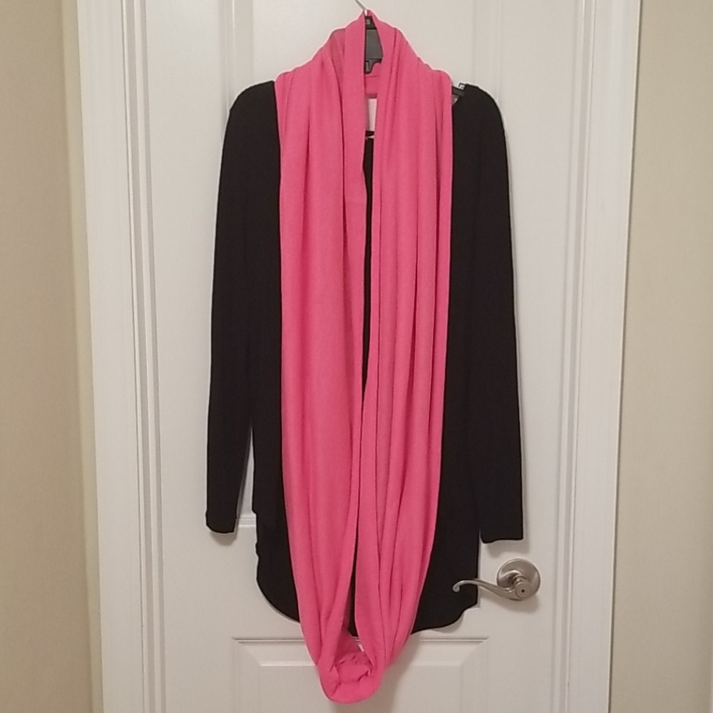 Infinity Scarf in Hot Pink soft cotton